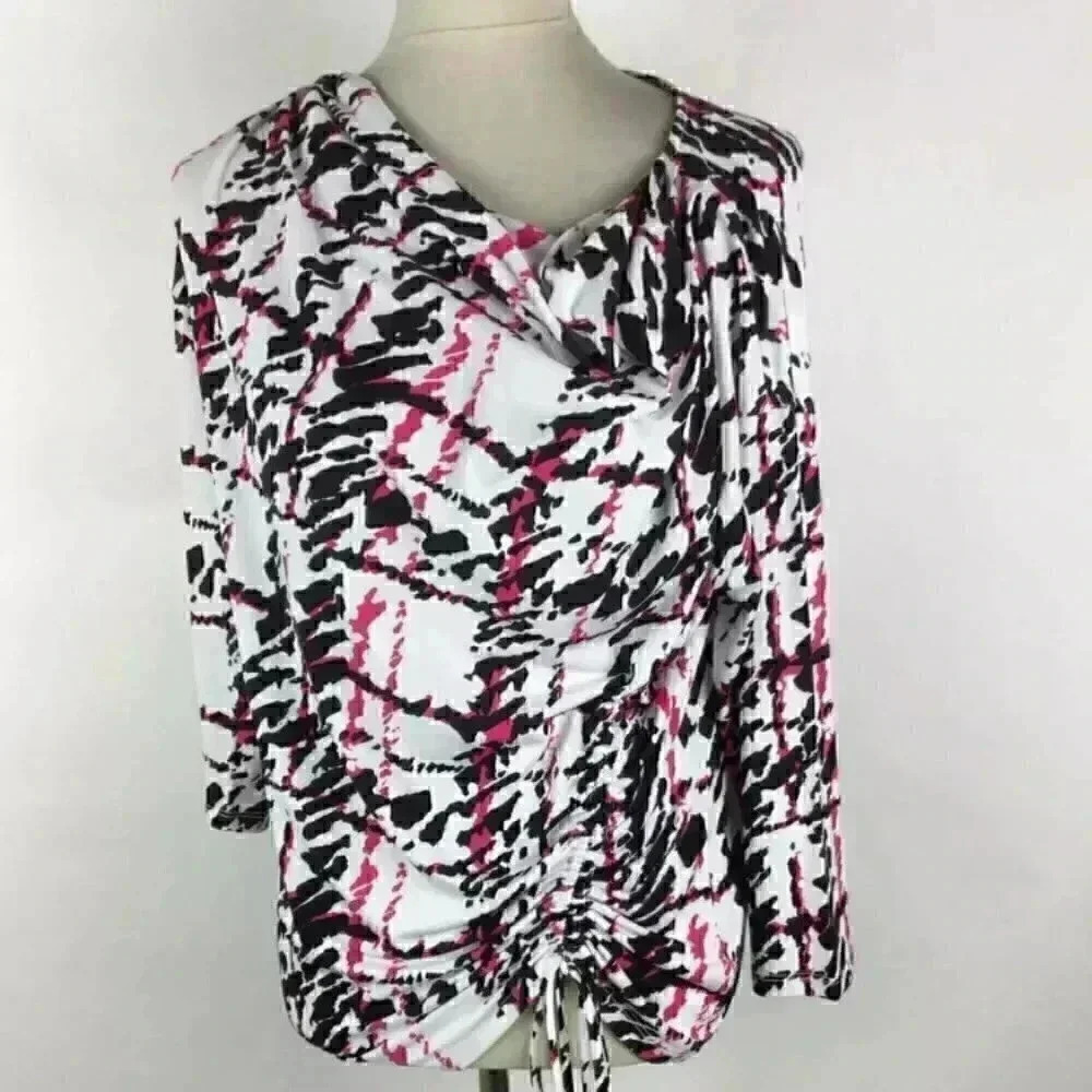Michael by Michael Kors cowl neck top size L